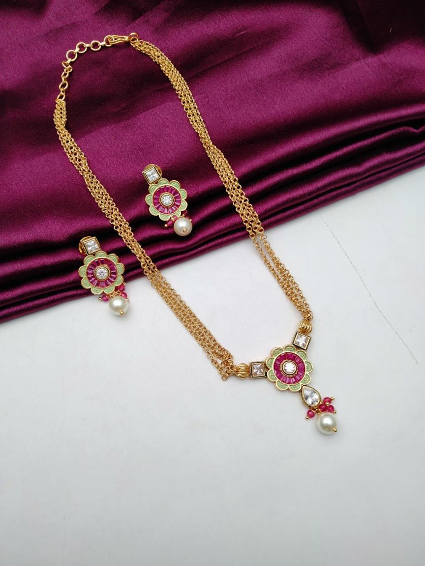 RADPS IN POLKI (GOLD POLISH) STYLE | DESIGN - 79006