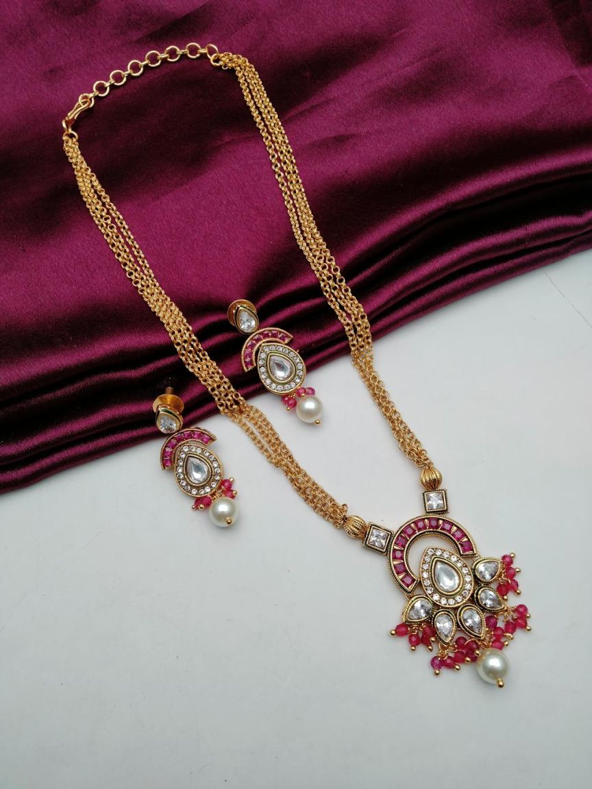 RADPS IN POLKI (GOLD POLISH) STYLE | DESIGN - 79007