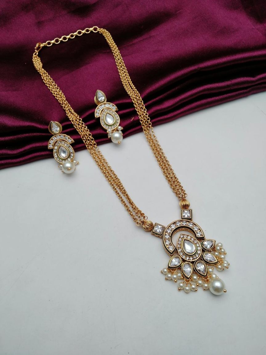 RADPS IN POLKI (GOLD POLISH) STYLE | DESIGN - 79007