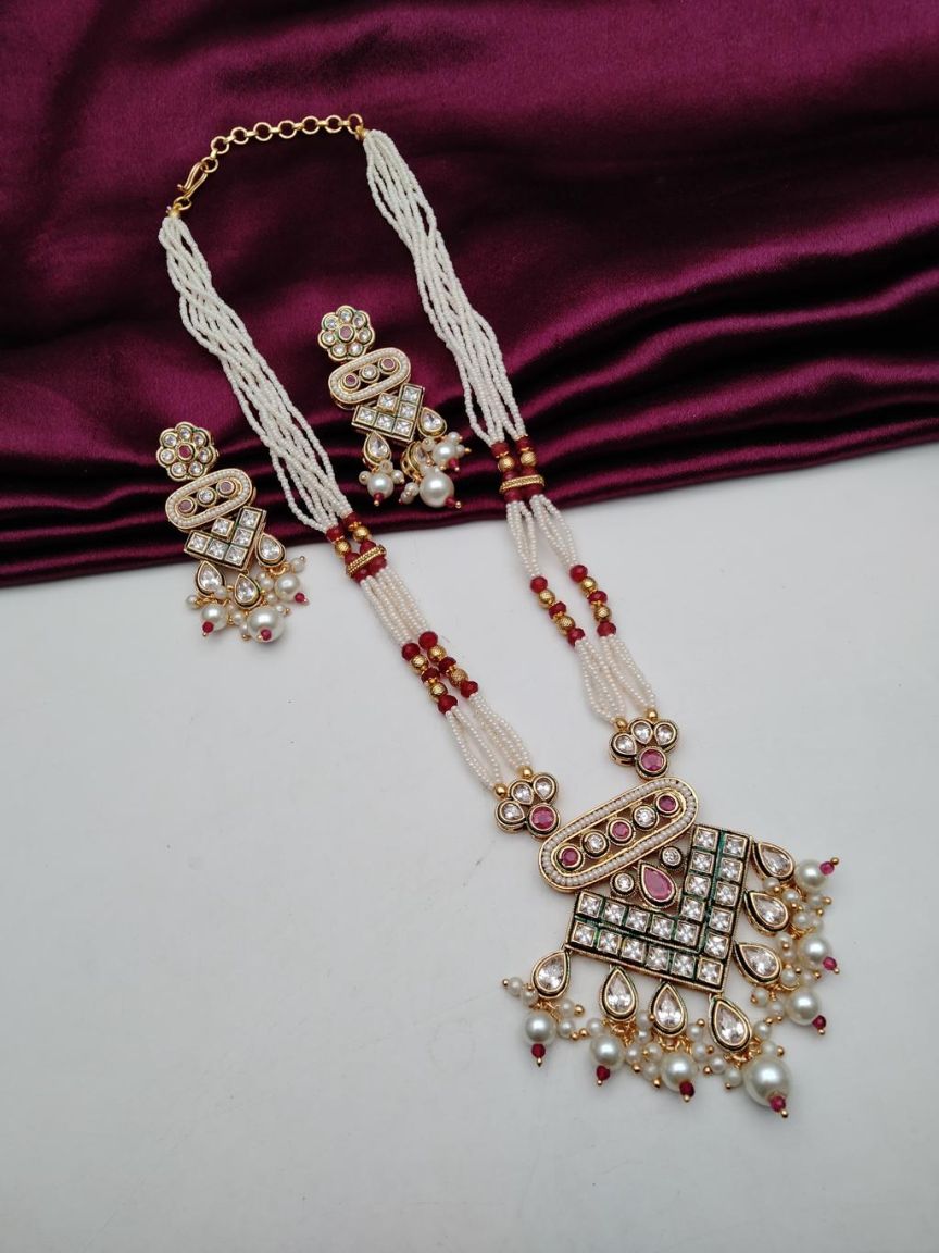 RADPS IN POLKI (GOLD POLISH) STYLE | DESIGN - 79008