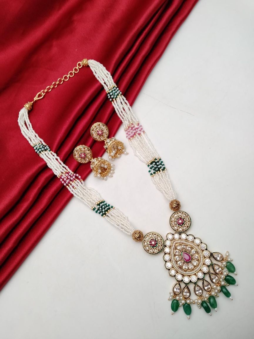 RADPS IN POLKI (GOLD POLISH) STYLE | DESIGN - 79009
