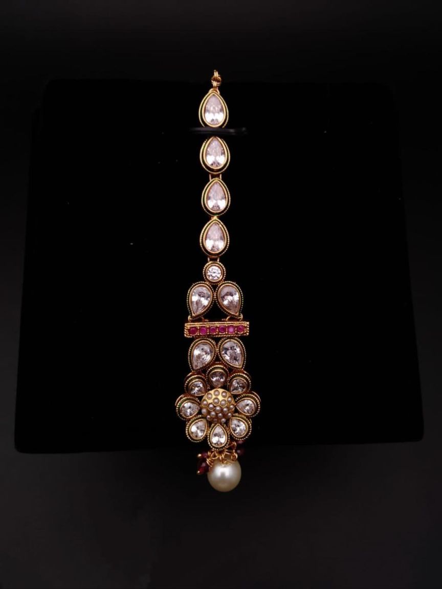 RADT IN POLKI (GOLD POLISH) STYLE | DESIGN - 77001