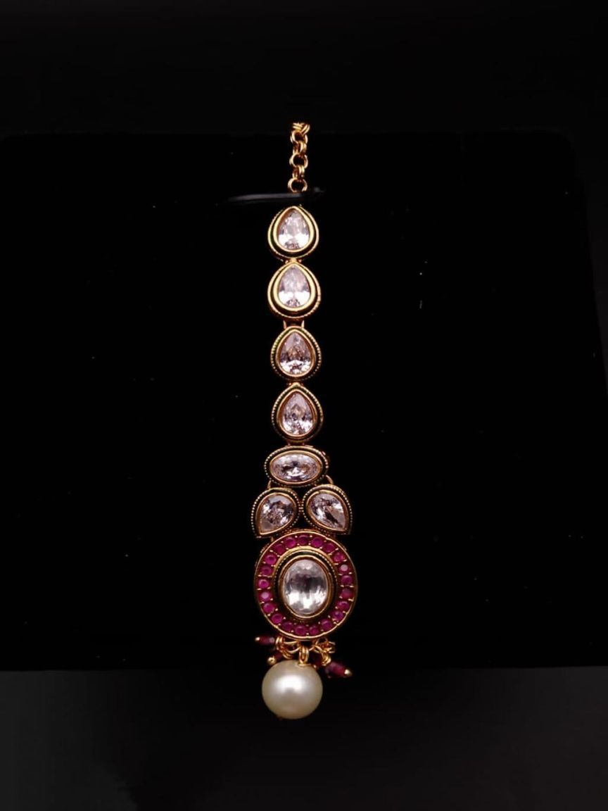 RADT IN POLKI (GOLD POLISH) STYLE | DESIGN - 77002