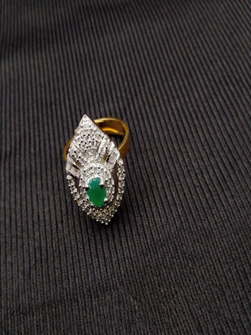 RINGS IN AMERICAN DIAMOND JEWELLERY STYLE | DESIGN - 30091
