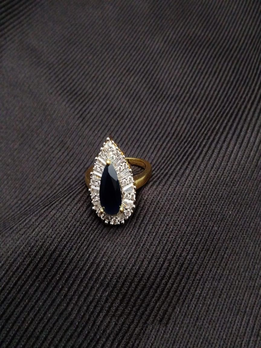 RINGS IN AMERICAN DIAMOND JEWELLERY STYLE | DESIGN - 30099