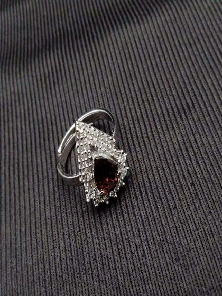 RINGS IN AMERICAN DIAMOND JEWELLERY STYLE | DESIGN - 30101