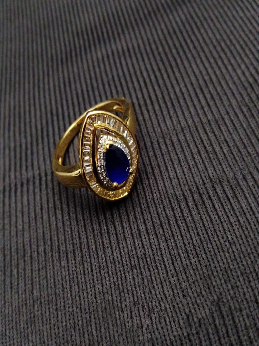 RINGS IN AMERICAN DIAMOND JEWELLERY STYLE | DESIGN - 30118