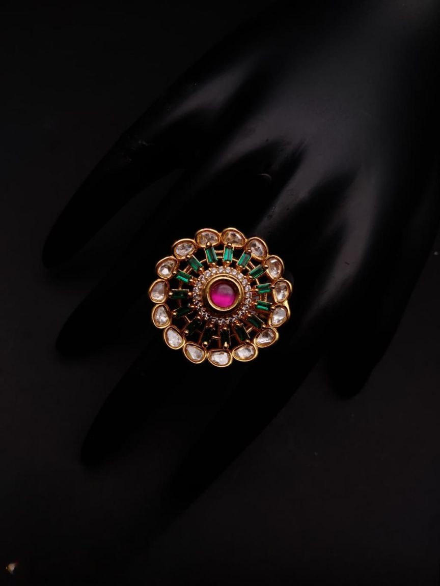 kundan-rings-RGK70034RGRGD