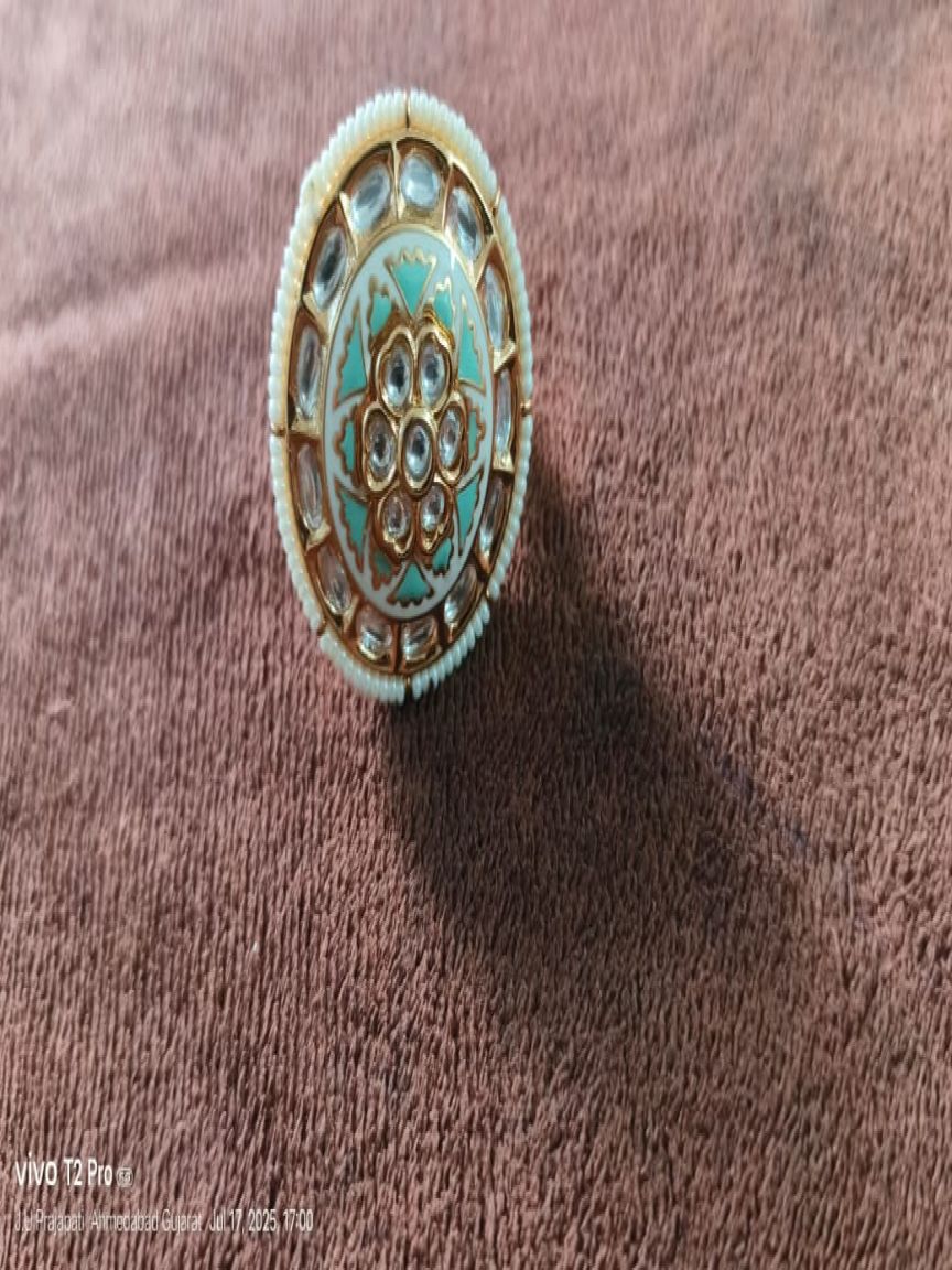 RINGS IN KUNDAN (VILANDI) STYLE | DESIGN - 70086