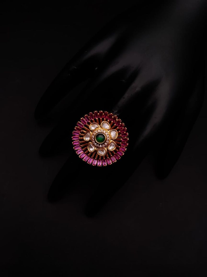 kundan-rings-RGK70093RGRGD