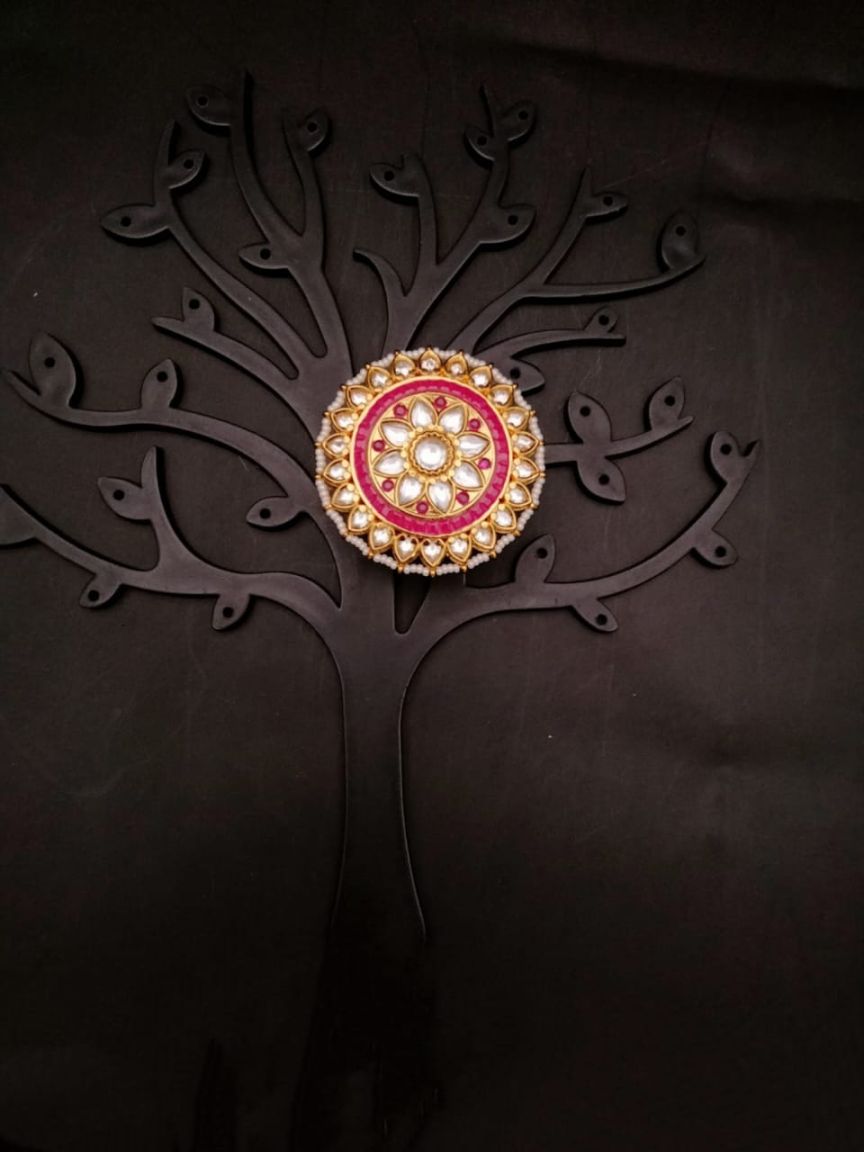 RINGS IN KUNDAN (VILANDI) STYLE | DESIGN - 70159
