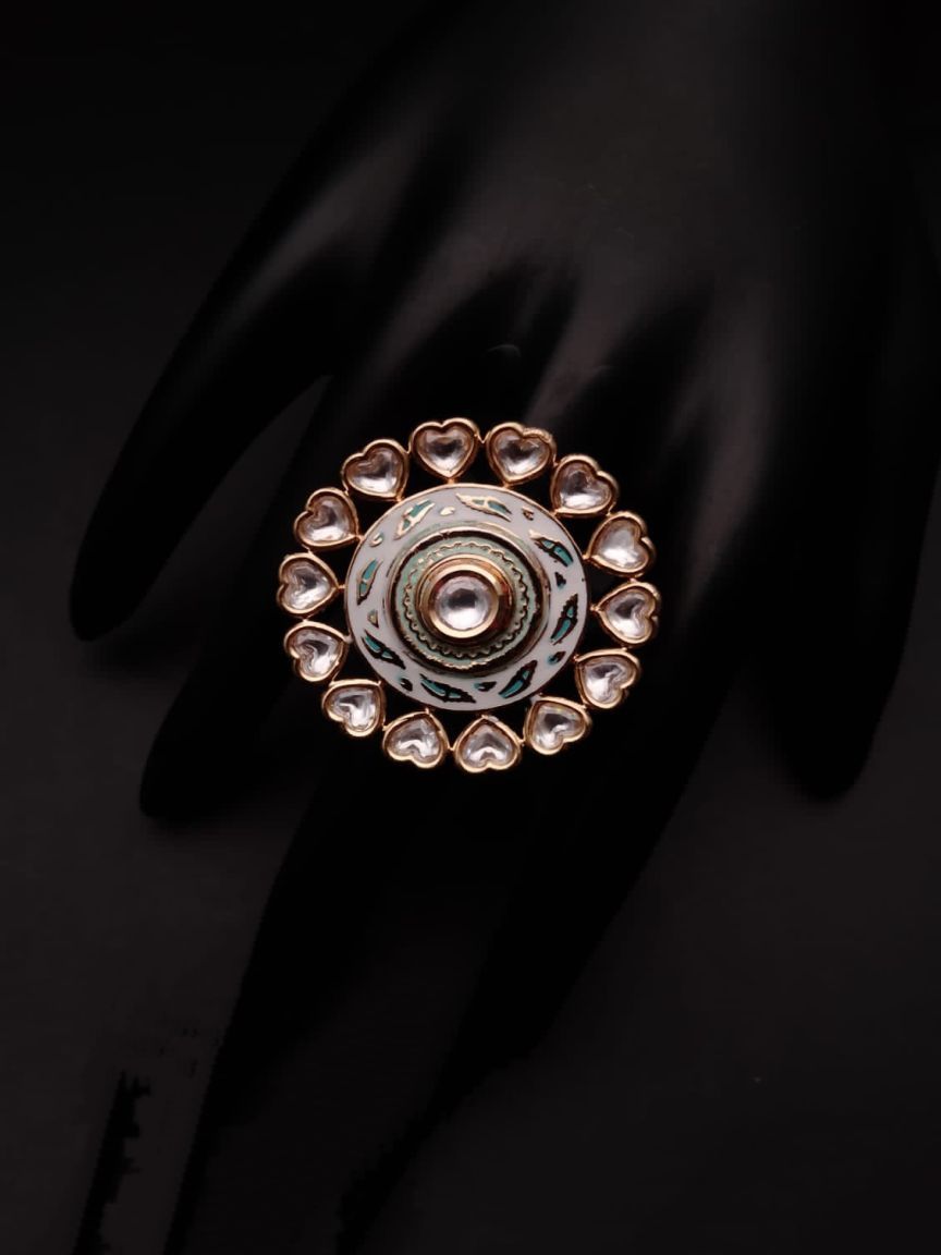 kundan-rings-RGK70169MGGD