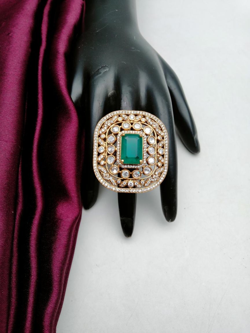 kundan-rings-RGK70172GRCP