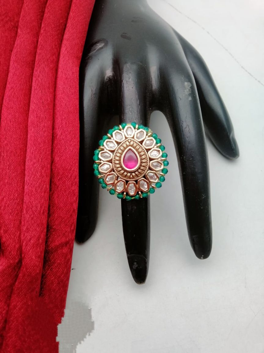 kundan-rings-RGK70196RGRGD