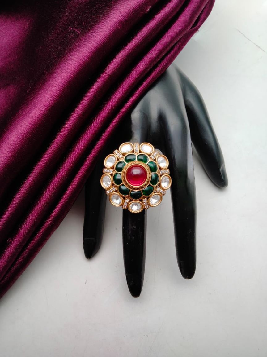 kundan-rings-RGK70197RGRVC