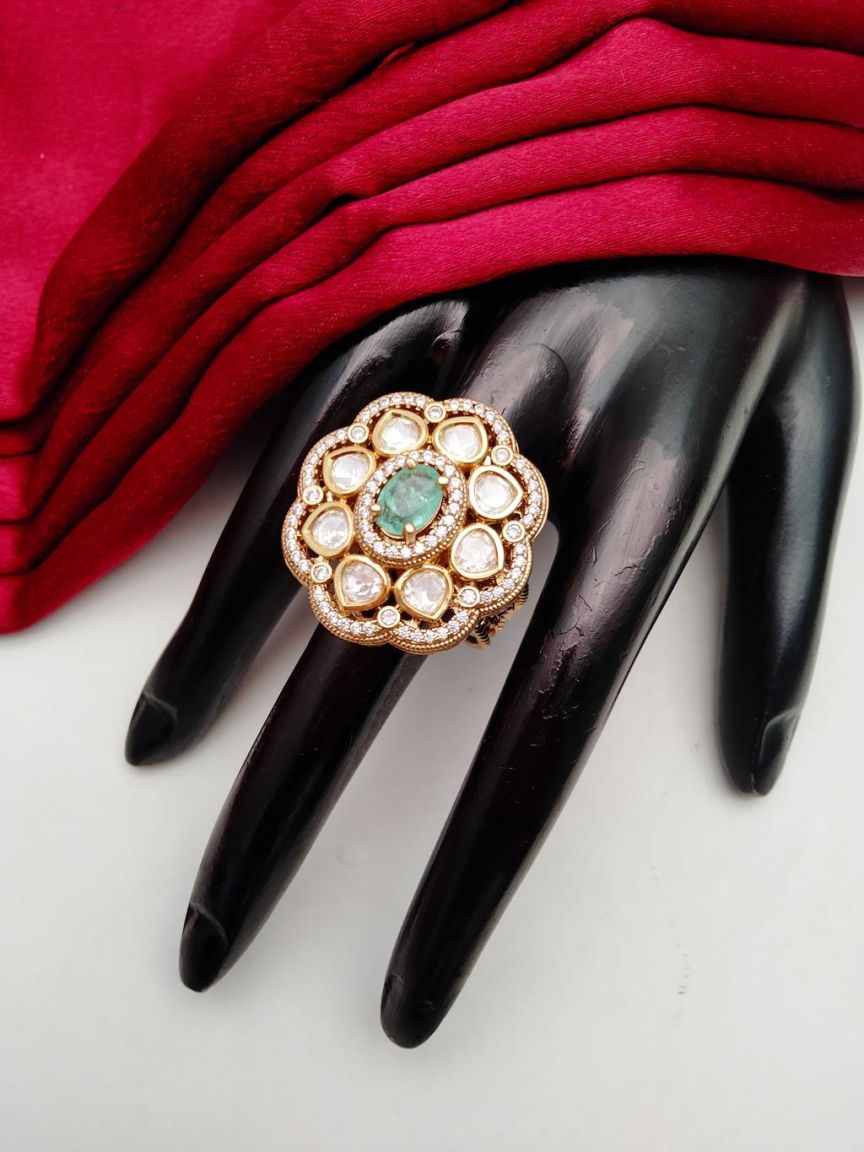 kundan-rings-RGK70204MGVC