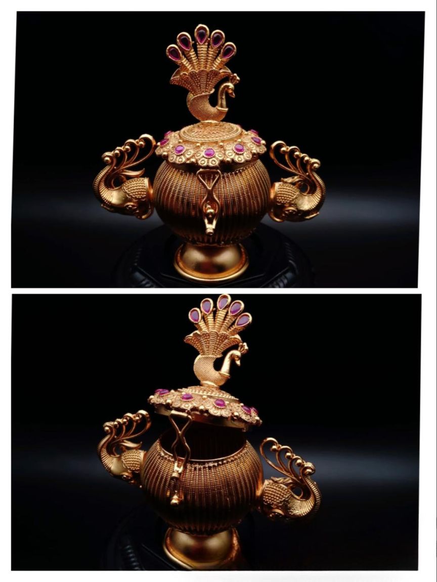 SINDUR DANI IN POLKI (GOLD POLISH) STYLE | DESIGN - 37002