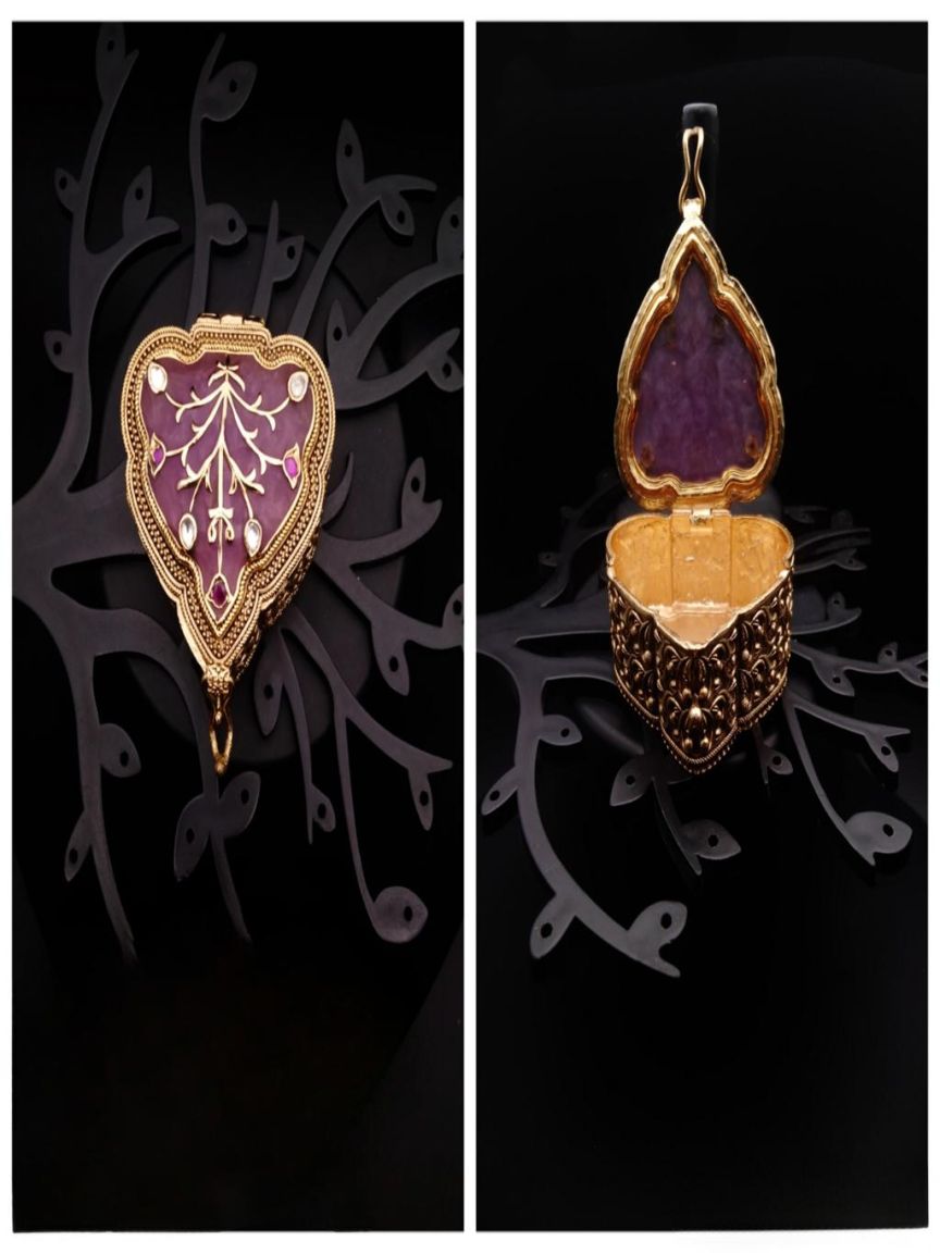 SINDUR DANI IN POLKI (GOLD POLISH) STYLE | DESIGN - 37006