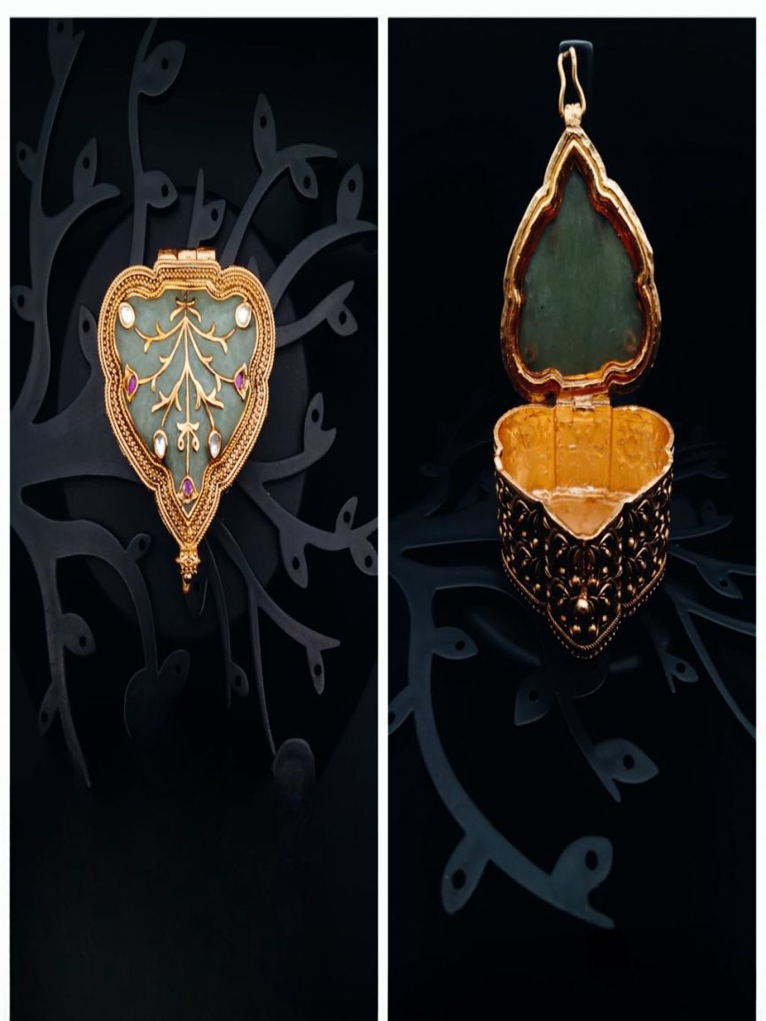 SINDUR DANI IN POLKI (GOLD POLISH) STYLE | DESIGN - 37006