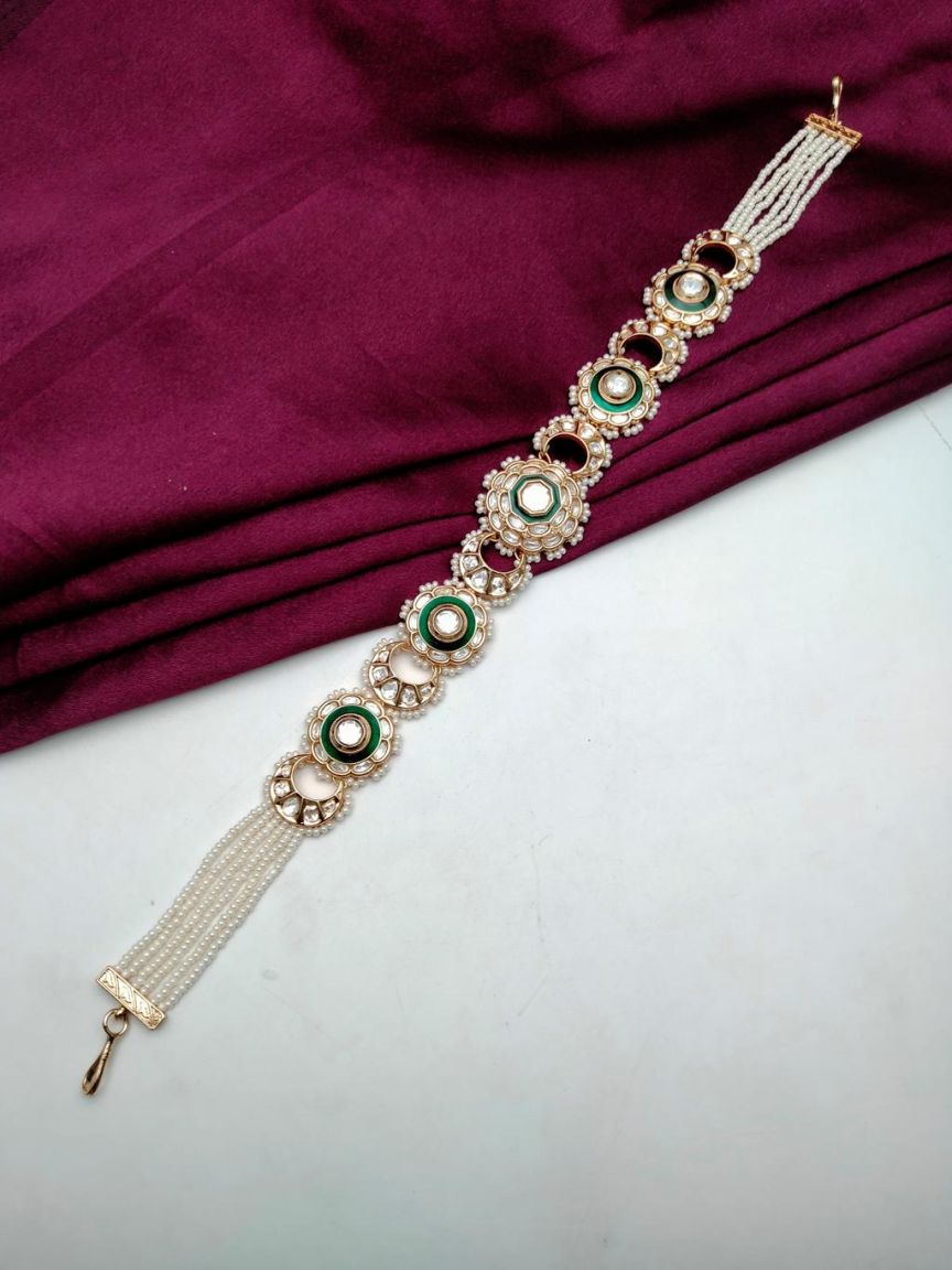 SHEESHPHOOLS IN KUNDAN (VILANDI) STYLE | DESIGN - 22503