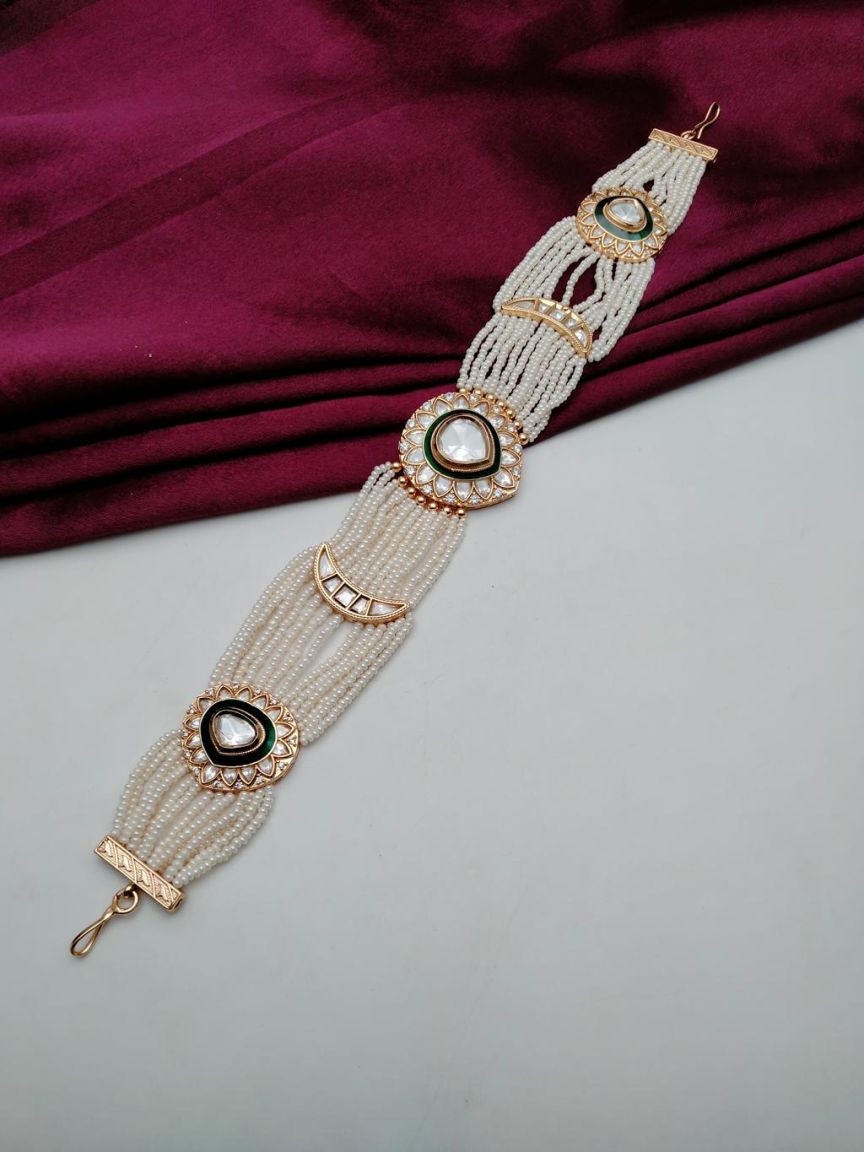 SHEESHPHOOLS IN KUNDAN (VILANDI) STYLE | DESIGN - 22507