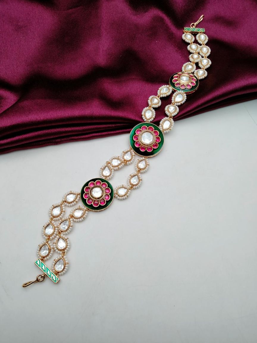 SHEESHPHOOLS IN KUNDAN (VILANDI) STYLE | DESIGN - 22520