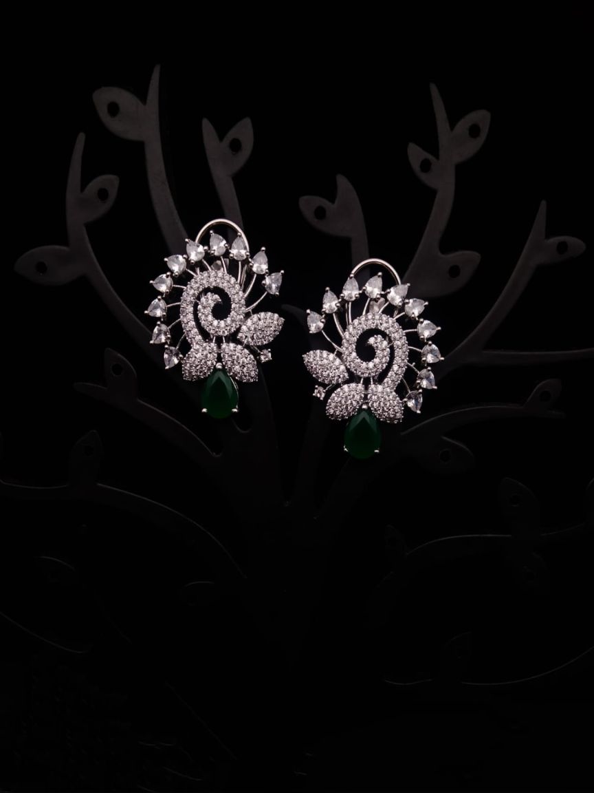 TOPS IN AMERICAN DIAMOND JEWELLERY STYLE | DESIGN - 50143