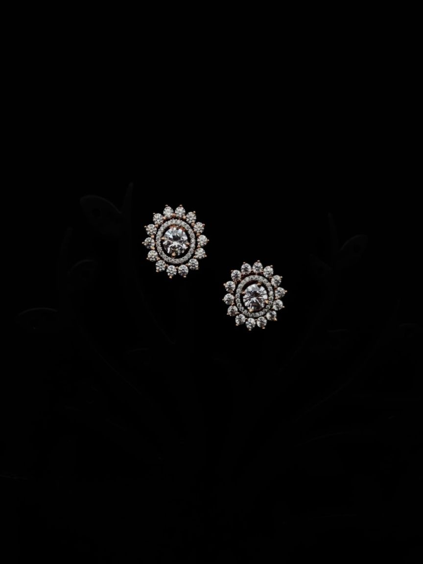 TOPS IN AMERICAN DIAMOND JEWELLERY STYLE | DESIGN - 50153