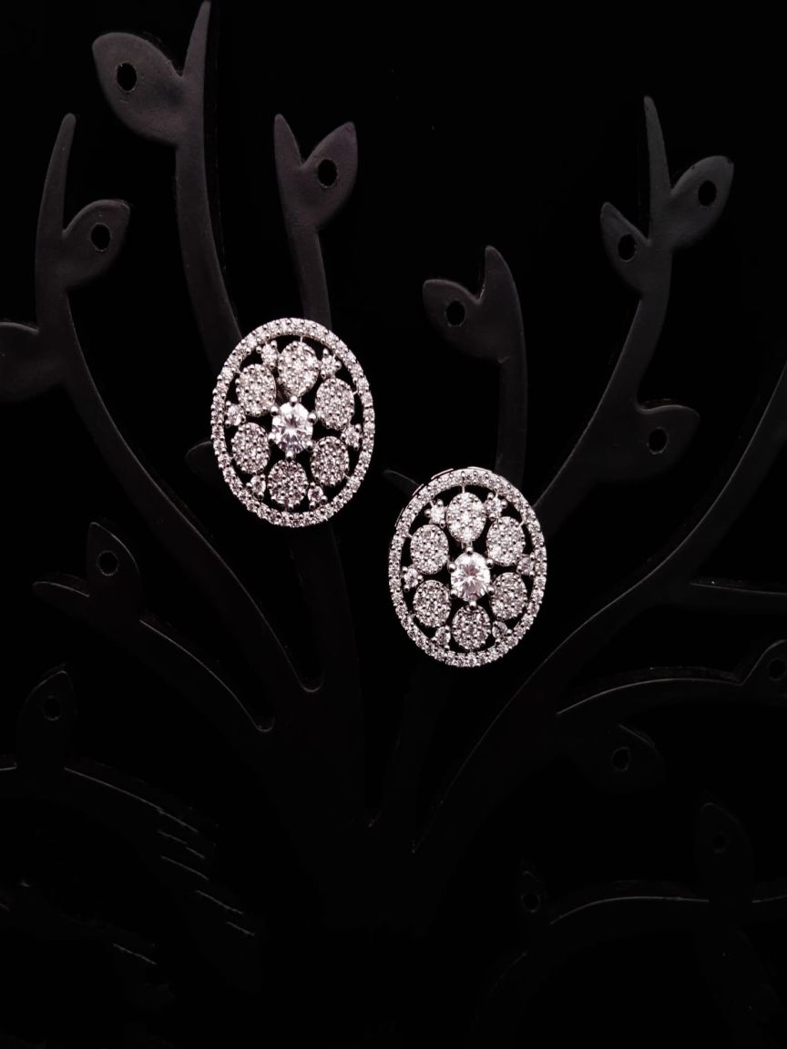 TOPS IN AMERICAN DIAMOND JEWELLERY STYLE | DESIGN - 50164