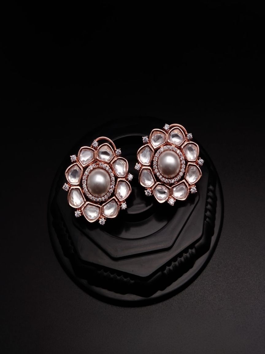 TOPS IN AMERICAN DIAMOND JEWELLERY STYLE | DESIGN - 50174