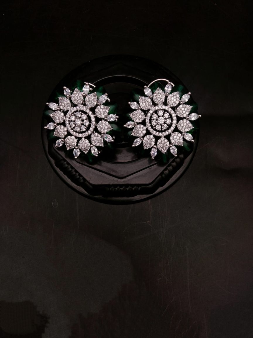 TOPS IN AMERICAN DIAMOND JEWELLERY STYLE | DESIGN - 50177