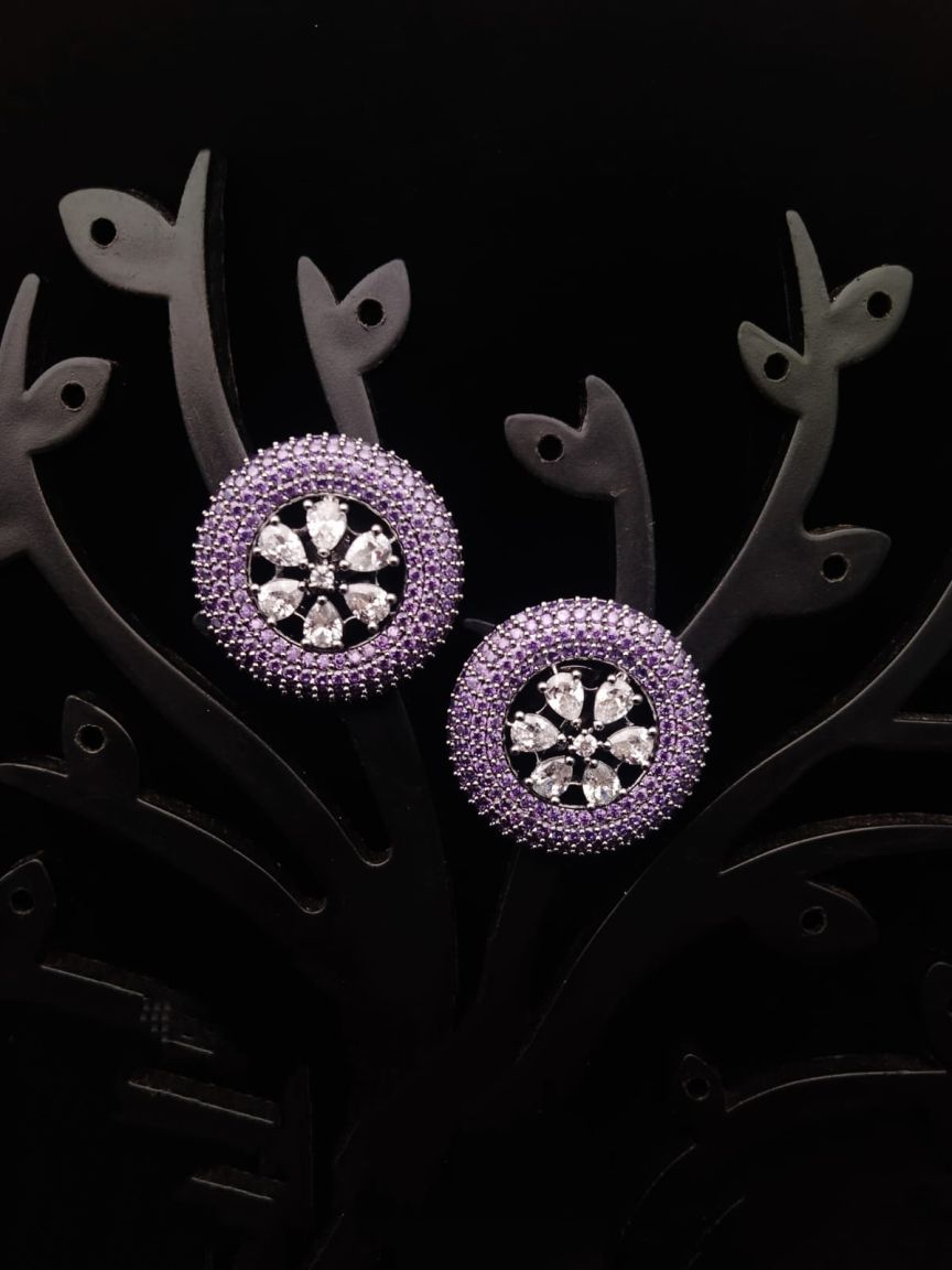 TOPS IN AMERICAN DIAMOND JEWELLERY STYLE | DESIGN - 50185