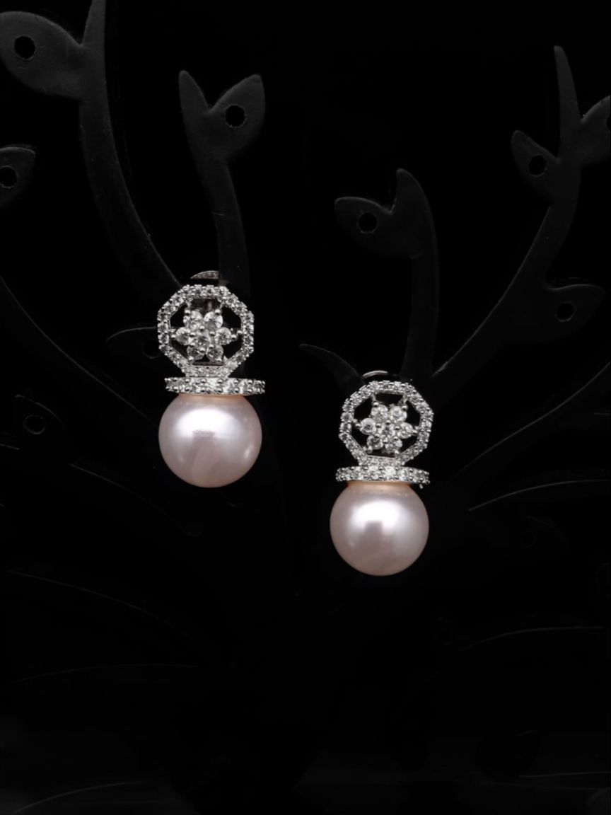 TOPS IN AMERICAN DIAMOND JEWELLERY STYLE | DESIGN - 50186