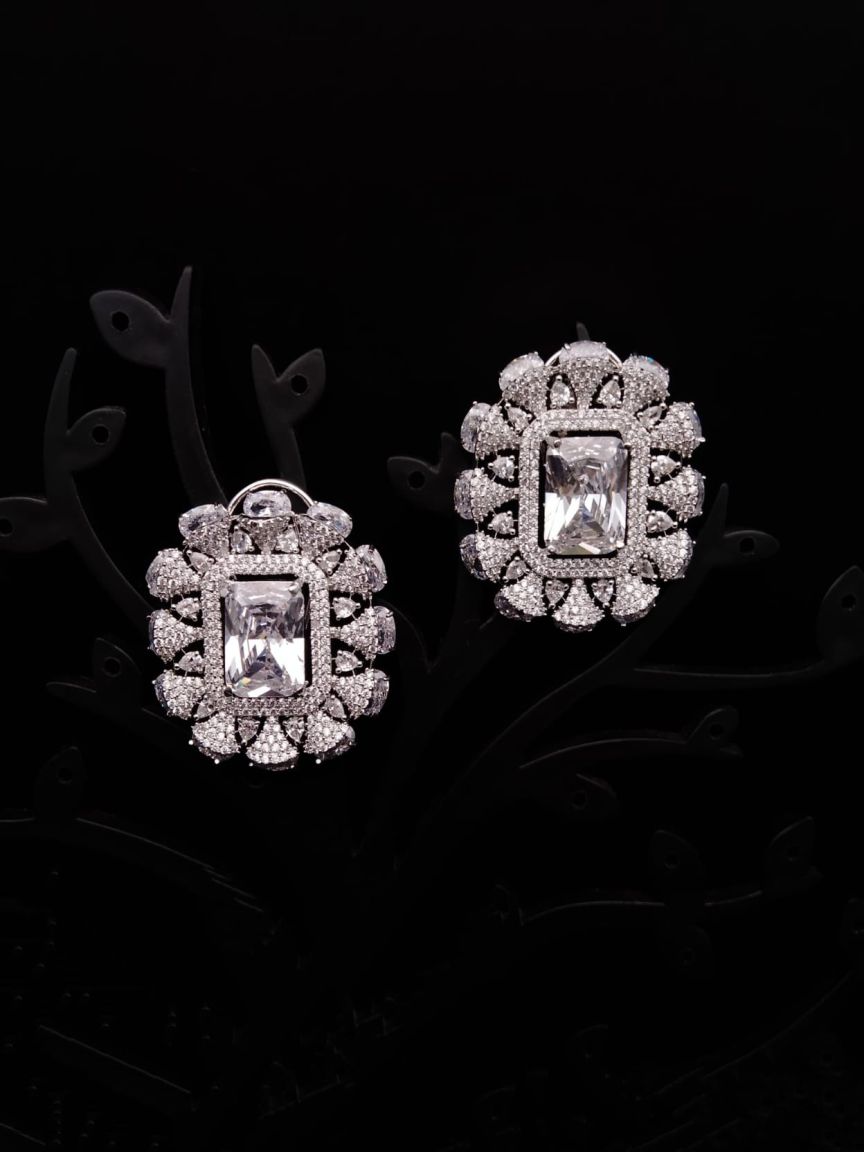 TOPS IN AMERICAN DIAMOND JEWELLERY STYLE | DESIGN - 50199