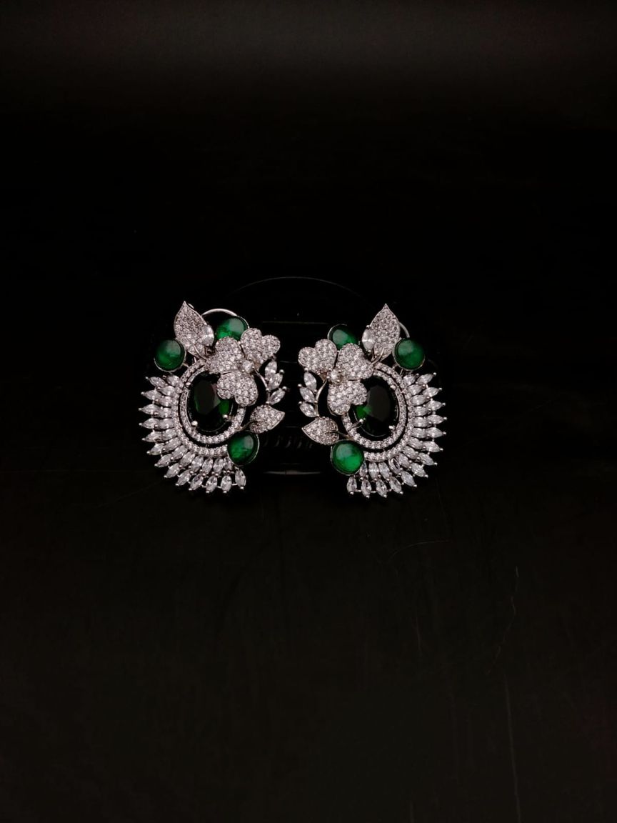 TOPS IN AMERICAN DIAMOND JEWELLERY STYLE | DESIGN - 50200