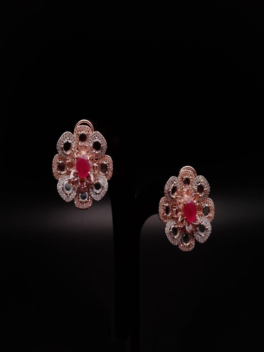 TOPS IN AMERICAN DIAMOND JEWELLERY STYLE | DESIGN - 50201
