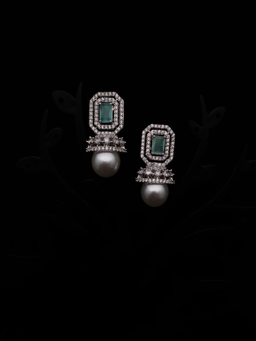 TOPS IN AMERICAN DIAMOND JEWELLERY STYLE | DESIGN - 50233