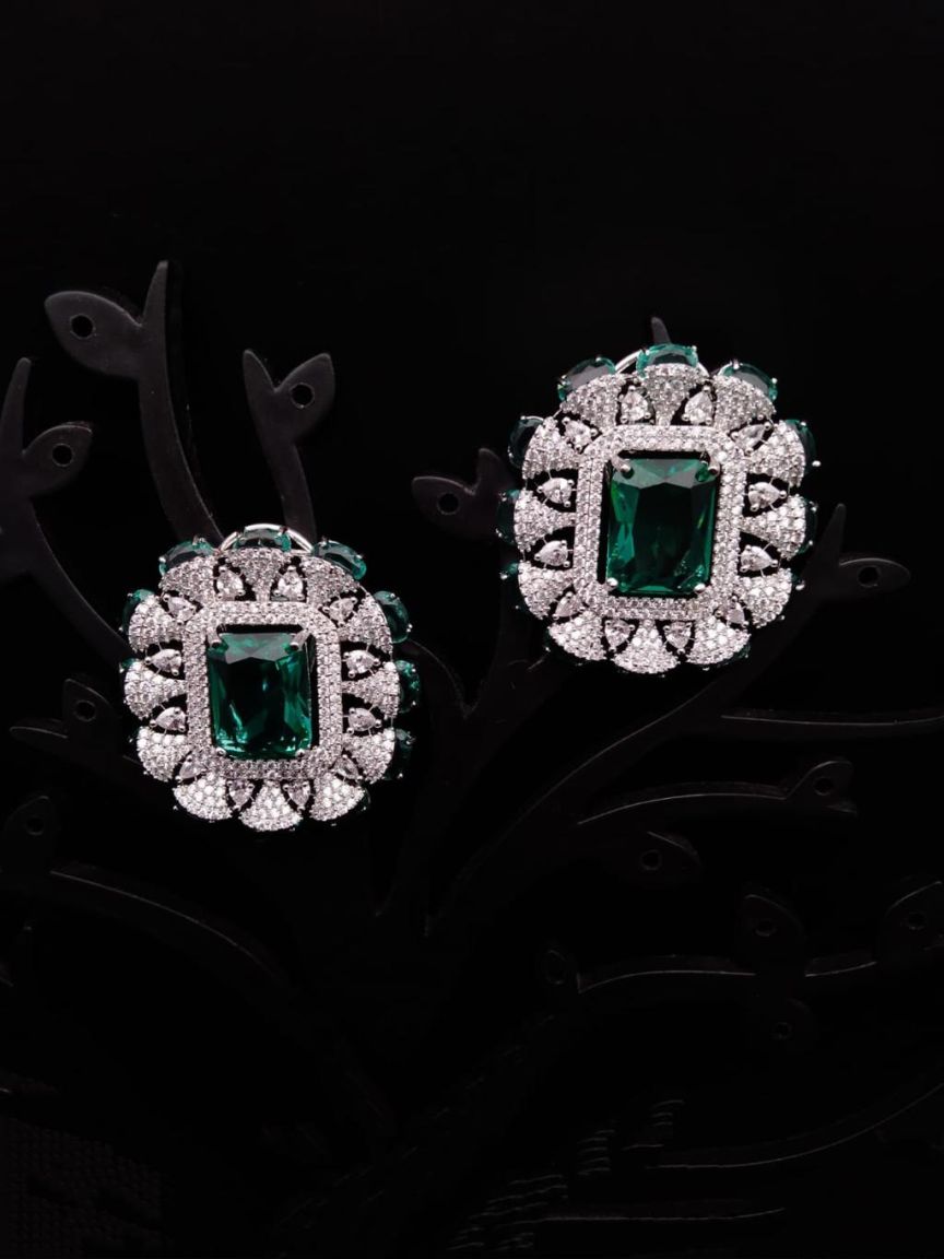 TOPS IN AMERICAN DIAMOND JEWELLERY STYLE | DESIGN - 50242
