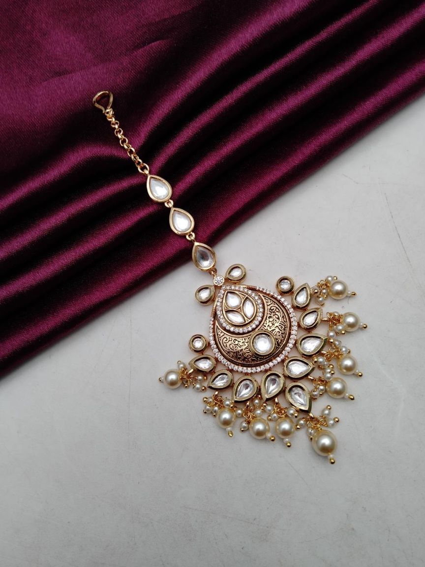 TIKA IN KUNDAN (VILANDI) STYLE | DESIGN - 32091