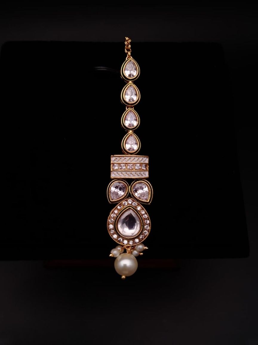 TIKA IN POLKI (GOLD POLISH) STYLE | DESIGN - 14003