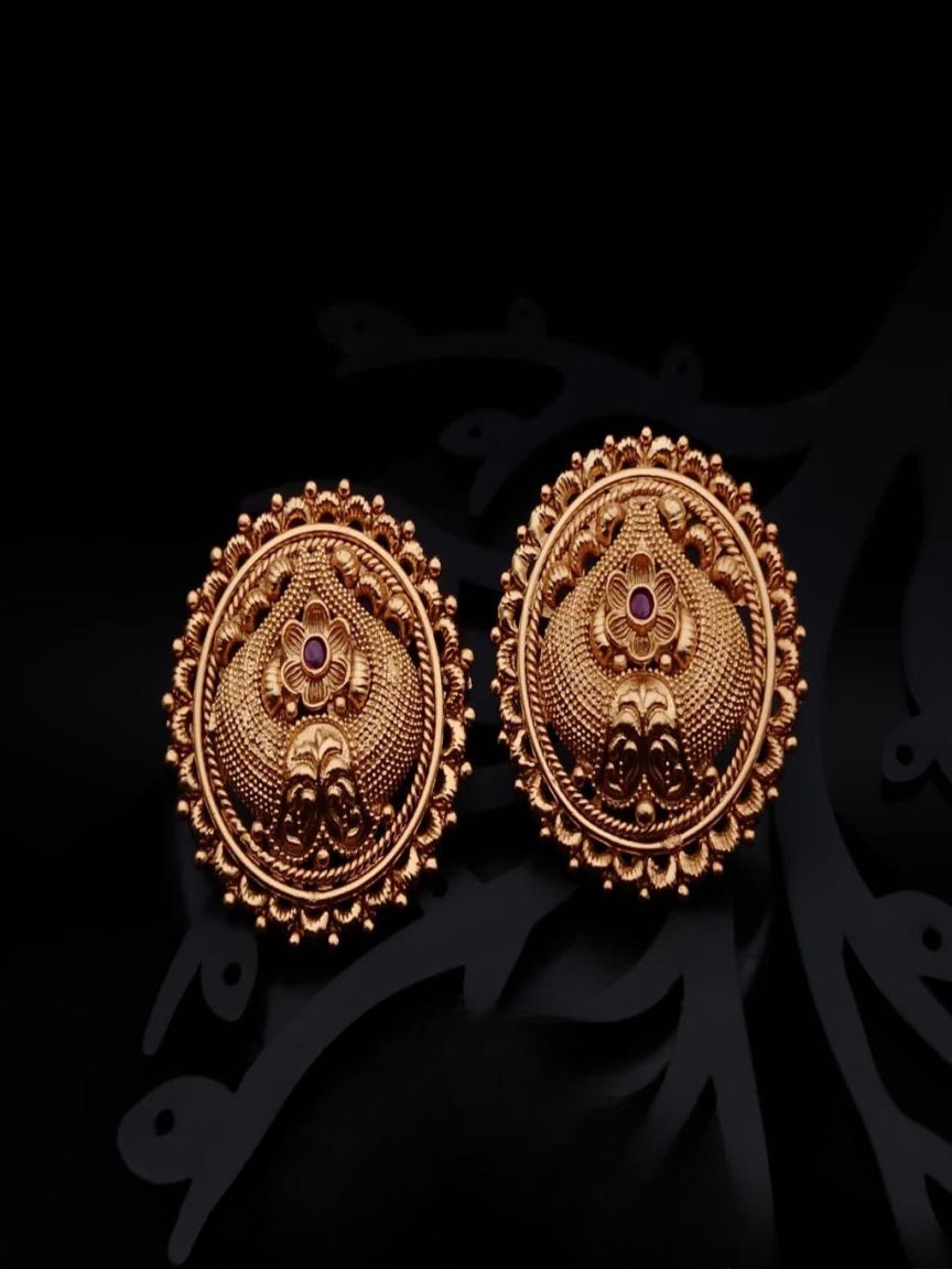 TOPS IN POLKI (GOLD POLISH) STYLE | DESIGN - 72015